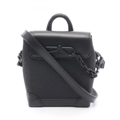 Sac bandoulière main LOUIS VUITTON Nano Steamer M82772 cuir taurillon occasio... - Photo 1/4