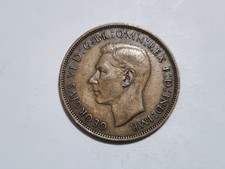 Lote L.37 Moneda Gran Bretaña UK Un 1 Penique 1945 Coleccionista Subasta