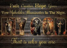 1000 Piece Jigsaw Puzzle for Adults Jesus and Lion My God Bible Verse Artwork 3D