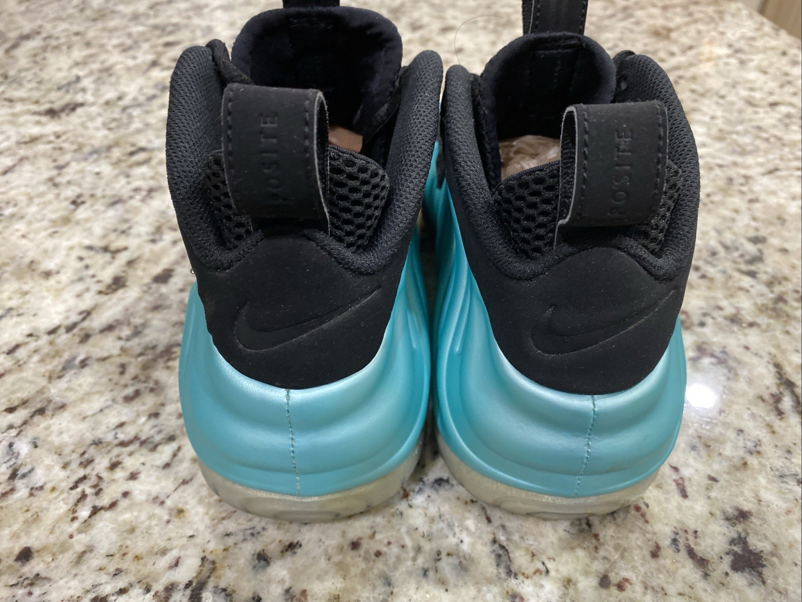 Nike Air Foamposite Pro Island Green/Silver (624041-303) Size 9.5 Gently Used thumbnail 5