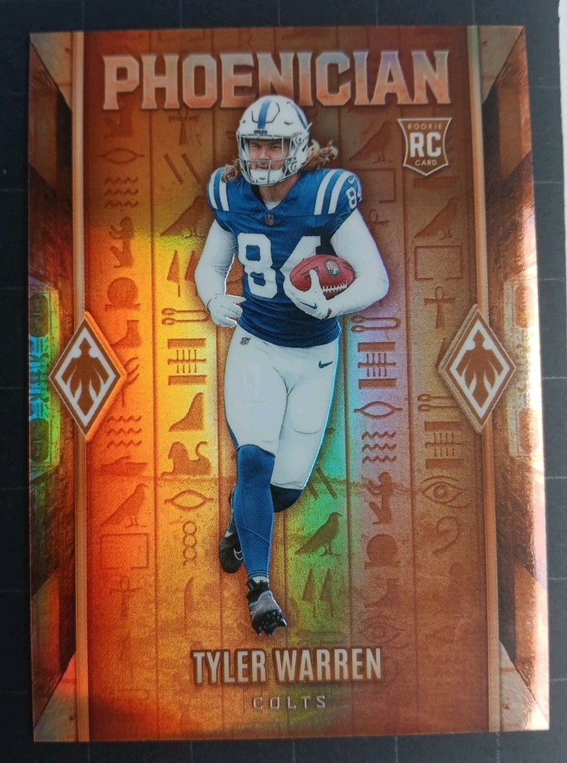 2025 Panini Phoenix Phoenician Rookie Tyler Warren Colts #16 Football Card