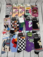 Lot of 15 New Crew Socks with Tags - Marvel, Disney, Pixar, Friends