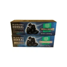 Gluten Free Herbal Toothpaste 3.5oz Brush Buddies 2 Pack