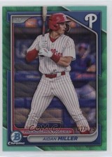 2024 Bowman Draft Chrome Aqua Wave Refractor 67/125 Aidan Miller #BDC-115 0y9r