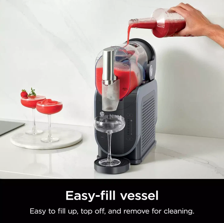 NINJA FS301 PROFESSIONAL MAKER RAPIDCHILL TECHNOLOGY 88OZ DRINK MACHINE BLACK - Image 3 of 4