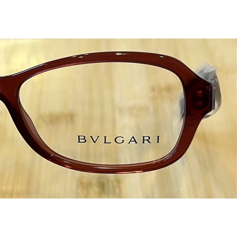 宝格丽 51 毫米 4076-B 5239 设计师方形光学框架紫色男女通用 — 第 4/4 张图片