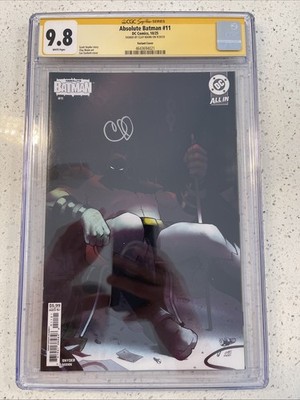 Absolute Batman #11 1st Print Lee Garbett Var 10/25  Signed Clay Mann Cgc 9.8