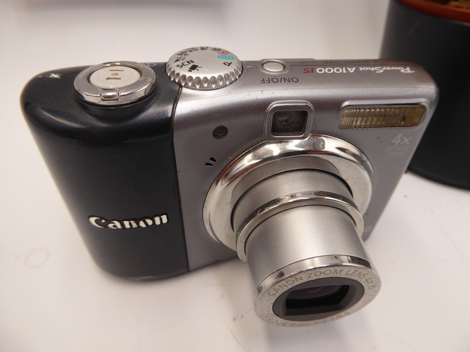 Canon PowerShot A1000 IS Digital Camera 10MP 4x Zoom Compact fully ...