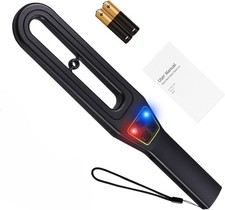 Handheld Metal Detector Wand Police Security Weapon Detection School Baggage