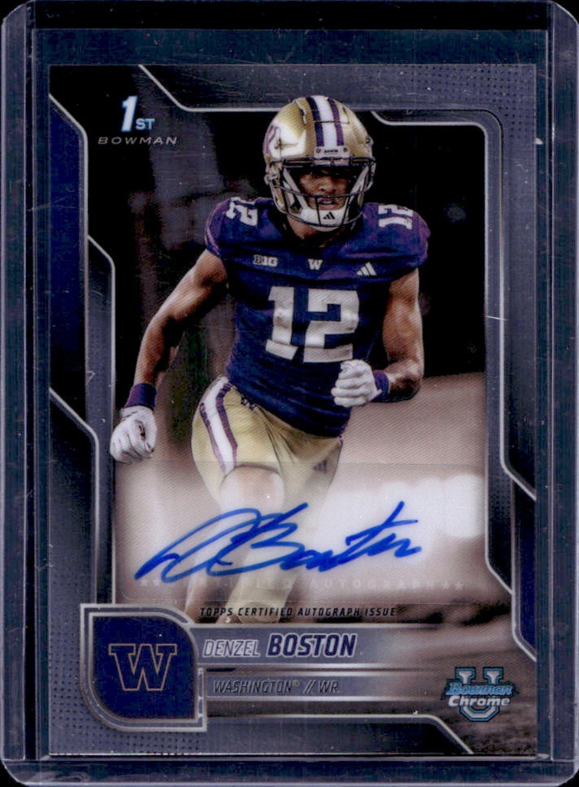 2025 Bowman Chrome U Denzel Boston Prospect Auto #BCA-DB Huskies