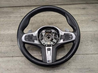 *OEM BMW G05 G07 G12 G16 G30 M SPORT Leather Steering Wheel w/ Shifters HEATED