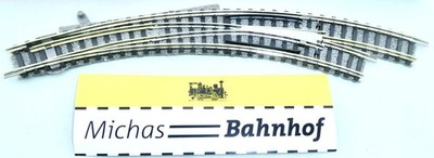 Fleischmann Bogenweiche rechts Hand stromleitend Herzstück Art 9169 N 1:160 HR4µ