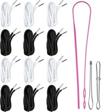 12 Pcs Drawstring for Sweatpants, 60 Inch Hoodie String Replacement, Drawstri...