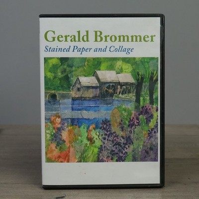 EUC Gerald Brommer Stained Paper and Collage Watercolor Art Instruction DVD