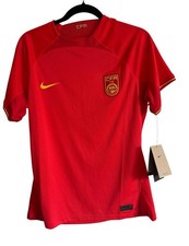 NWT Women's XL Nike China CFA National Team Soccer Jersey Dri-Fit Red DN0780-696