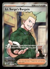 Lt. Surge's Bargain Ultra Rare ME01: Mega Evolution 170/132 NM Pokemon