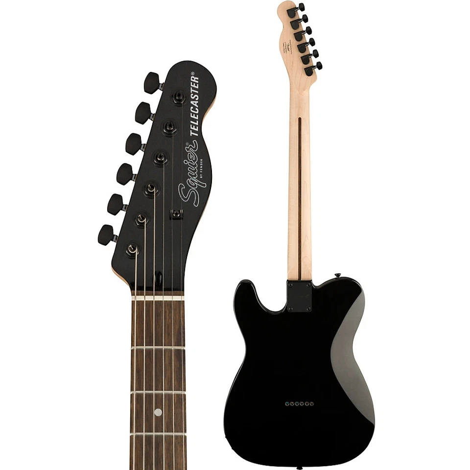 Squier Affinity Telecaster HH Guitar with Matching Headstock Metallic Black - Image 4 of 4