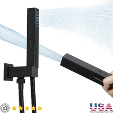 High Pressure Handheld Shower Head 2 in 1 Spray Easy Installation Metal New