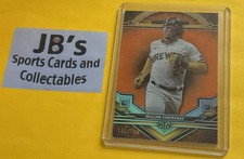 2024 Topps Triple Threads William Contreras Amber Milwaukee Brewers #ed 190/199