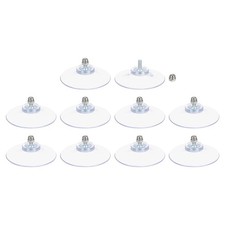 10 Pack Suction Cups for Glass 50mm/2" Dia Sucker Pads with M4 x 8mm Screw