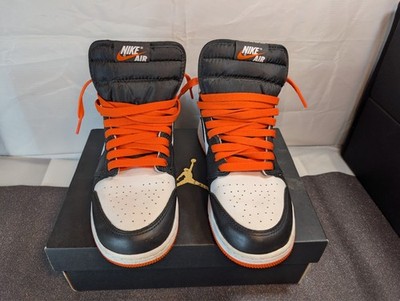 Nike Air Jordan 1 Retro High OG Electro Orange GS 7Y, women's, size 8.5