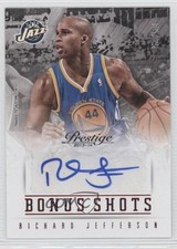2013-14 Panini Prestige Bonus Shots Red 9/25 Richard Jefferson #76 Auto 0c3
