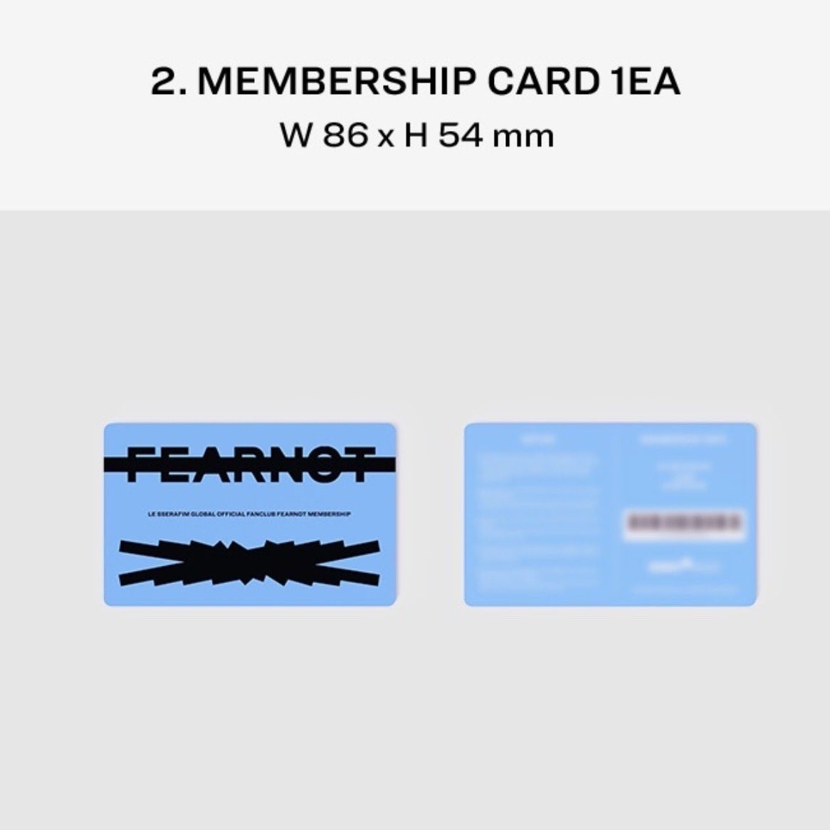 FEARNOT MEMBERSHIP KIT 2026 LE SSERAFIM FIM VILLAGE ADVENTURE CARD