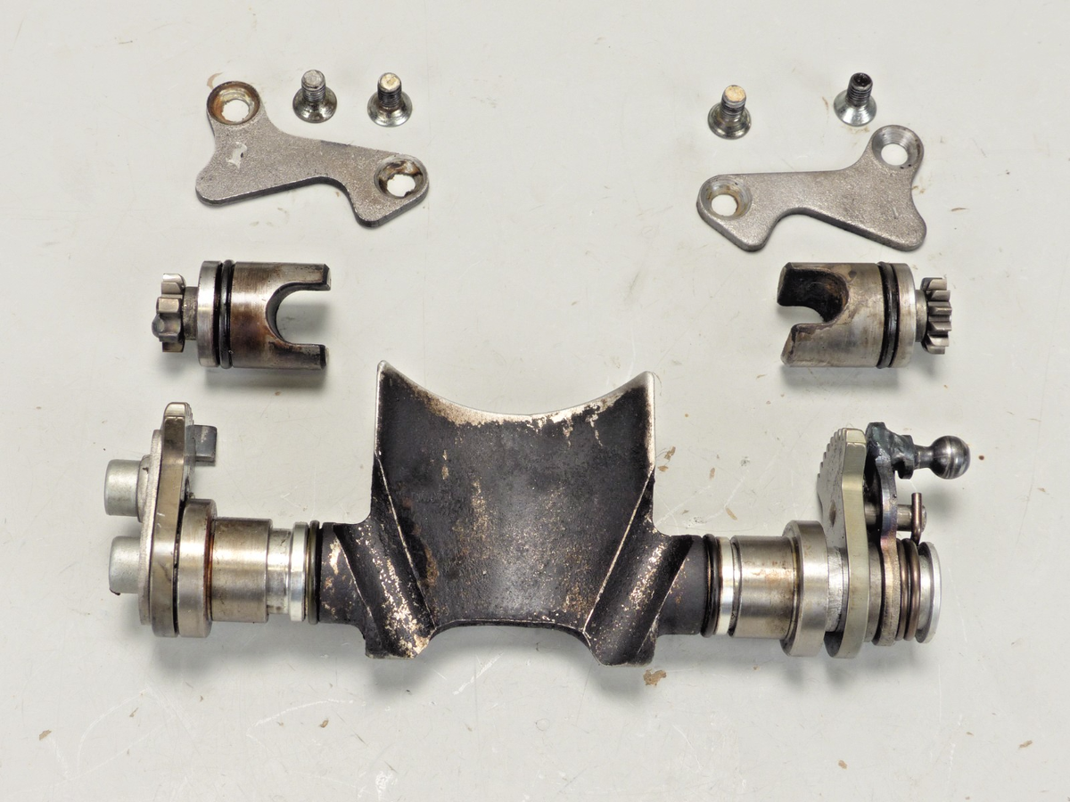 2001 KTM 380 SX exhaust power valve assembly 
