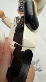 LEGO Two-Face Minifigure bat004 7781 Set BATMAN 2006 Black Stripe Hips