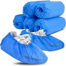 Disposable Shoe Covers 50 Pack Non Slip Boot Covers for House Cleaning Fits All