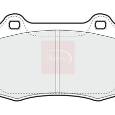 PEUGEOT 208 I CA CC 2012-2020 Bremsbeläge hinten (R90) PAD1271