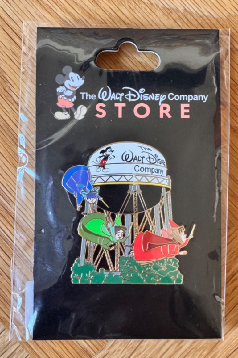DEC Employee Center Three Fairies The Walt Disney Company Water Tower Pin New