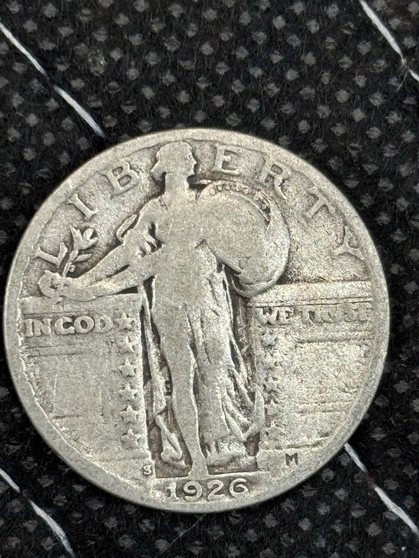 1926-S Standing Liberty Silver  Quarter