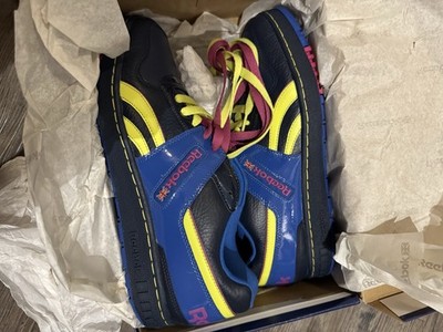 Reebok Pro Legacy Low Men s 11 Navy Multicolor Wow! Rare! NWB!