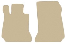 Vorne Fußmatten für Mercedes C cl W204 2007-2014, Beige Velour
