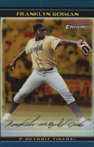 Franklyn German [Gold Refractor] #146 2002 Bowman Chrome Draft Picks card