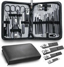 Manicure kit Personal Care Mens Grooming Kit, 30 in 1 Professional Nails Kit ...
