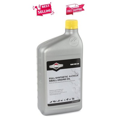 Briggs & Stratton 32 Oz SAE 5W-30 Synthetic Motor Oil for Optimal Engine Care