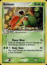 Breloom 22/106 Uncommon Emerald Pokemon Reverse Holo NM on eBay