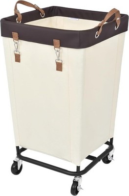 160L Minimalist Laundry Basket with Wheels - Effortless Storage & Transport