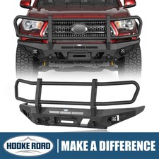 Hooke Road Full Grille Guard Front Bumper For 2016-2023 Toyota Tacoma