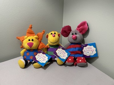 Set of NWT VTG Lamaze Little Knotties Lion, Mouse, Monkey Baby Toy Baby Einstein