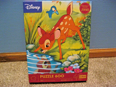 TREFL 600 PIECE PUZZLE DISNEY BAMBI 2025 PUZZLE 40TH ANNIVERSARY COLLECTION RARE
