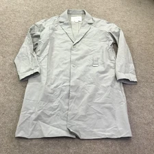 The Arrivals Ground Support Coat Mens Medium Gray Long Rain Trench Jacket