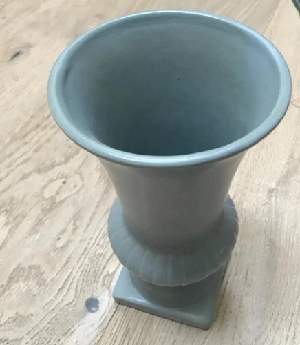 Vintage Red Wing USA Pale Blue Pottery Vase