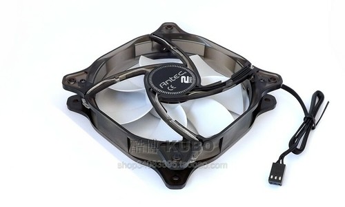 12CM Power supply chassis fan LED white light 12V 3-Pin - Picture 8 of 10