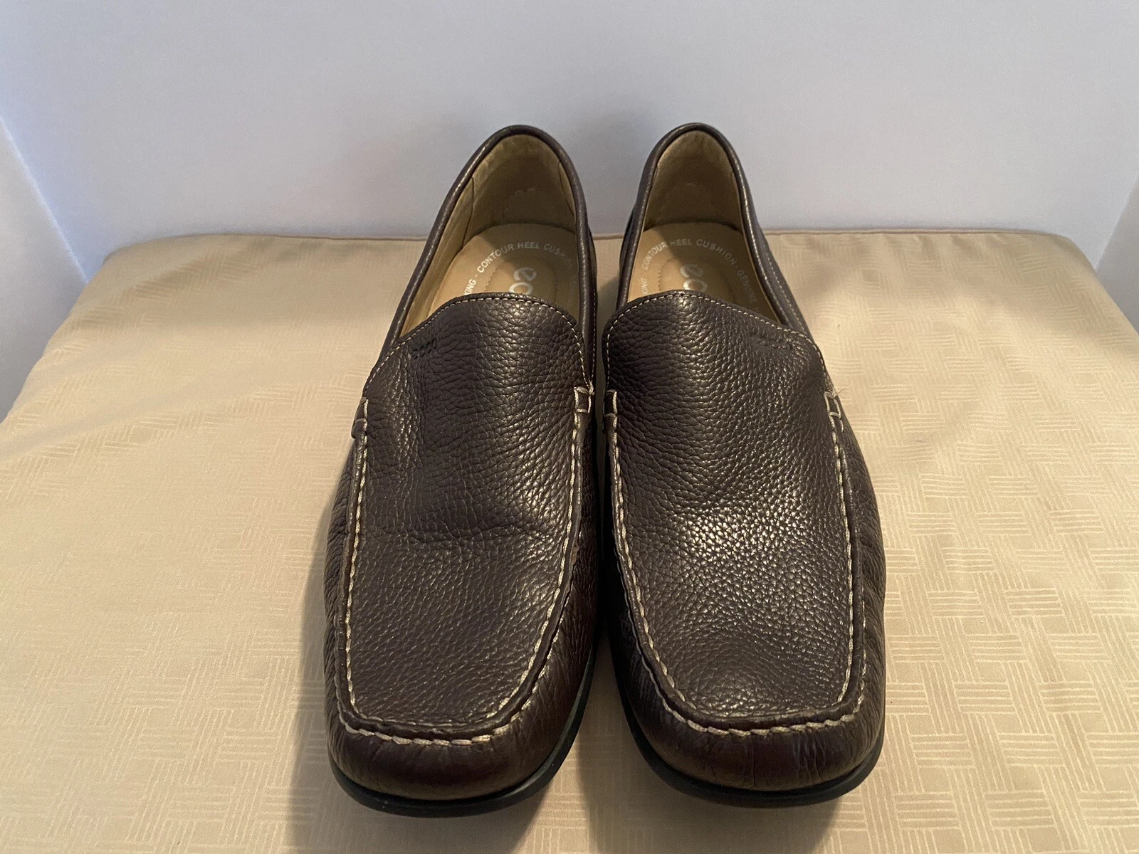 ECCO Scarpe Mocassini Classici Moc Marrone Slip On Guida EU 46 US Uomo 12 12 5
