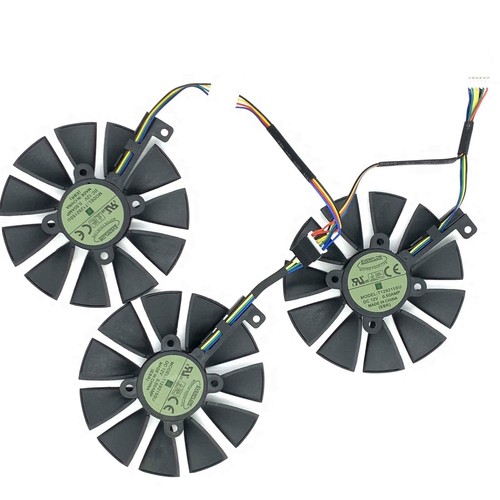 Cooler Fan For ASUS Strix GTX 1060 OC 1070 1080 GTX 1080Ti RX 480 T129215SU 87MM - Afbeelding 20 van 23