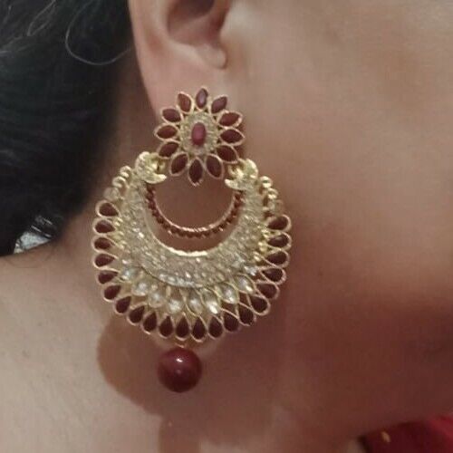Noorschmuck indian pakistani earrings jhumka jewelry Ohrringe 