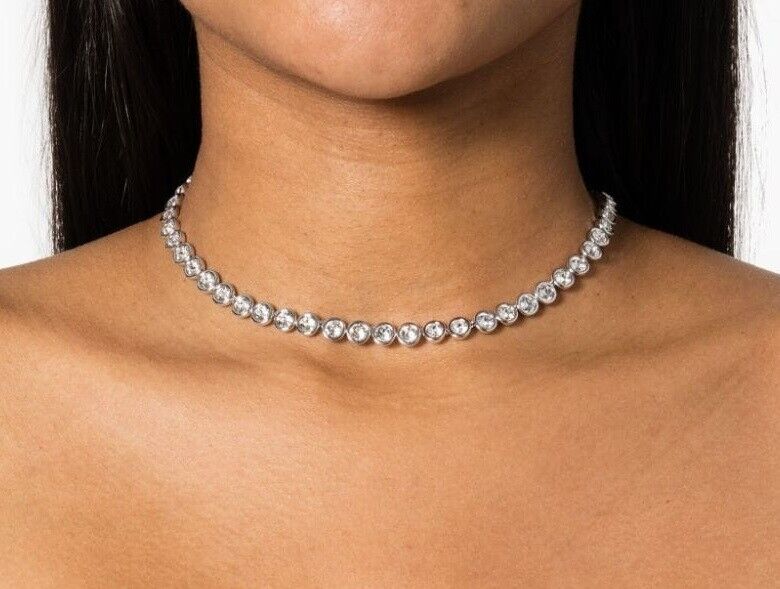 NEW Authentic SWAROVSKI Rhodium White Crystals Imber Tennis NEW Authentic SWAROVSKI Rhodium White Crystals Imber Tennis